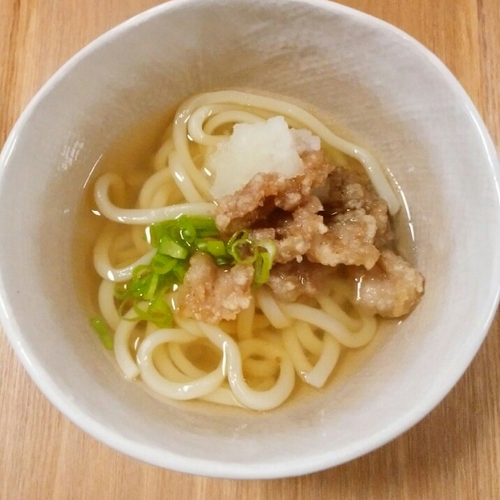 ★揚げたお肉もおろしでさっぱり!!みぞれうどん